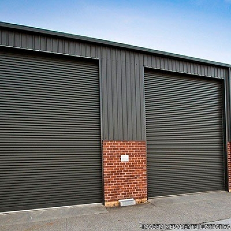 Porta de Ferro Comercial Mauá - Porta Comercial Galvanizada