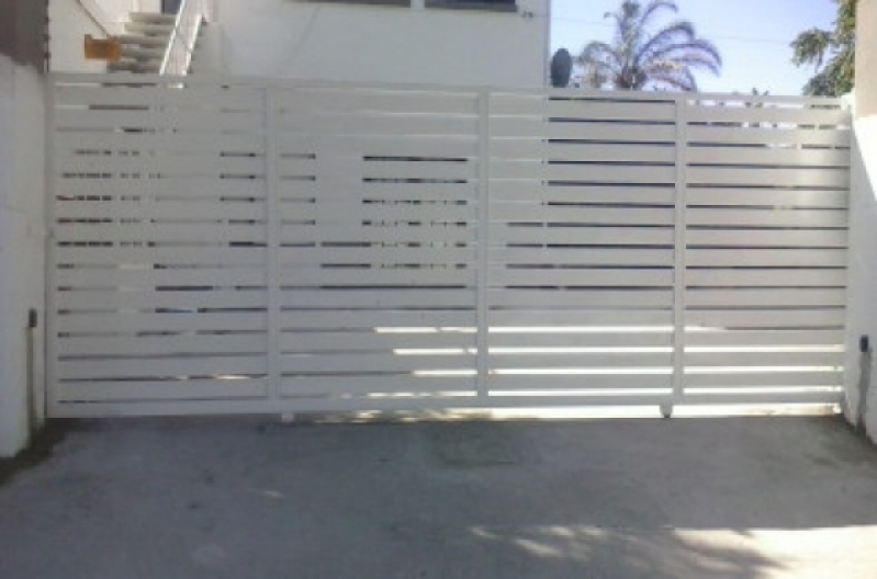 Portão em Aço Galvanizado São Mateus - Portão de Aço para Garagem Portão em Aço Galvanizado São Mateus - Portão de Aço para Garagem